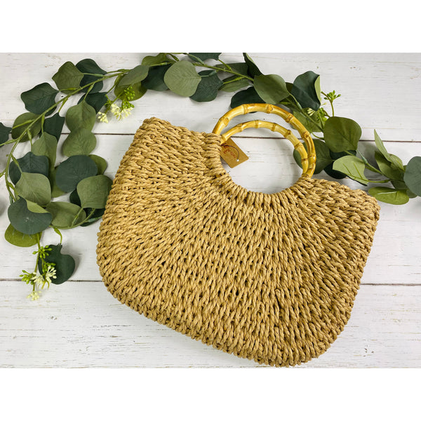 SUMMER BOHO STRAW PURSE
