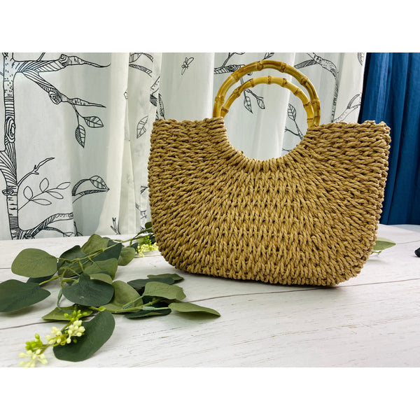 SUMMER BOHO STRAW PURSE