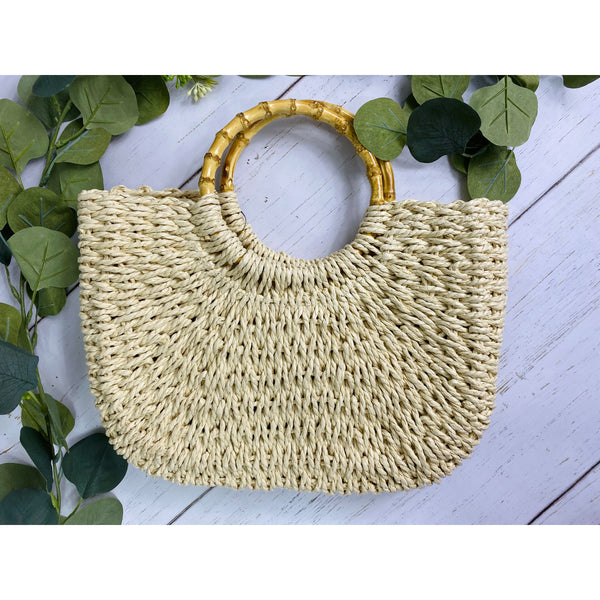 SUMMER BOHO STRAW PURSE
