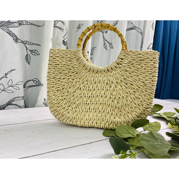 SUMMER BOHO STRAW PURSE
