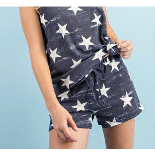 NAVY BLUE PATRIOTIC SHORTS